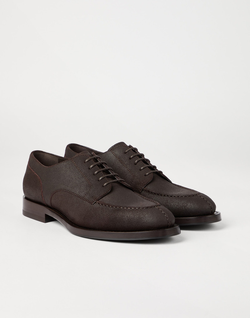 Oiled suede derbys 1