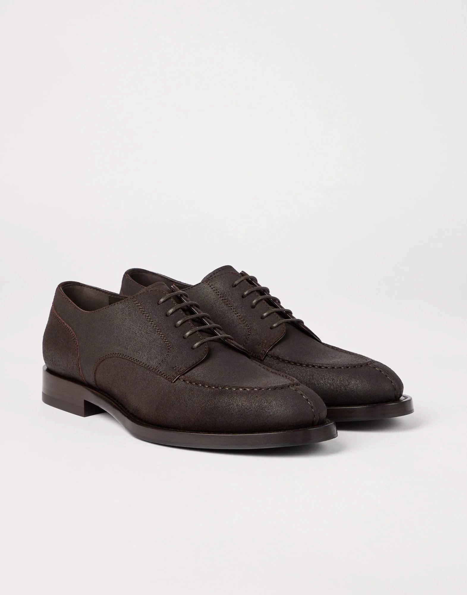 Oiled suede derbys - 1