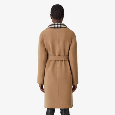 Burberry Reversible Check Wool Coat outlook
