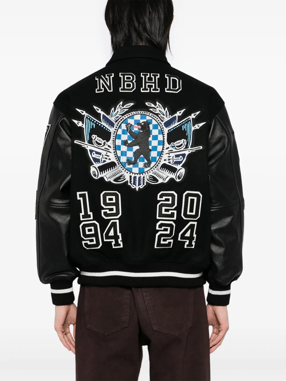 BADGE BOMBER JACKET - 4