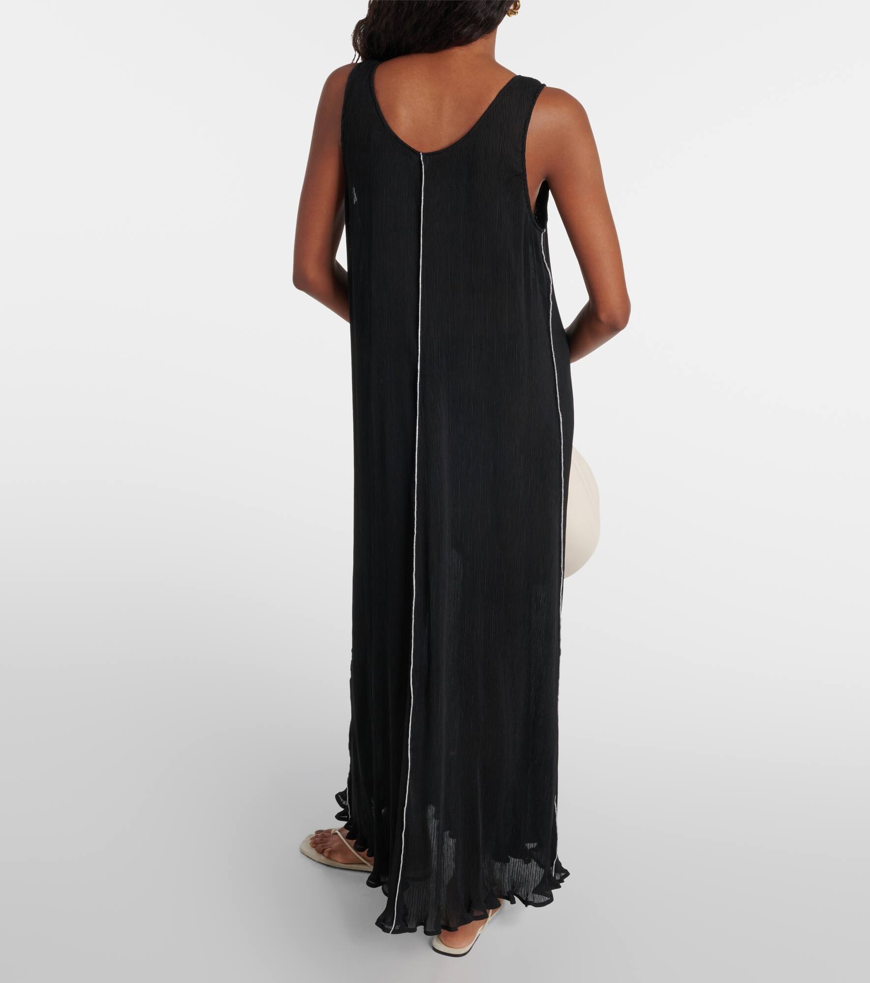 Plissé maxi dress - 3