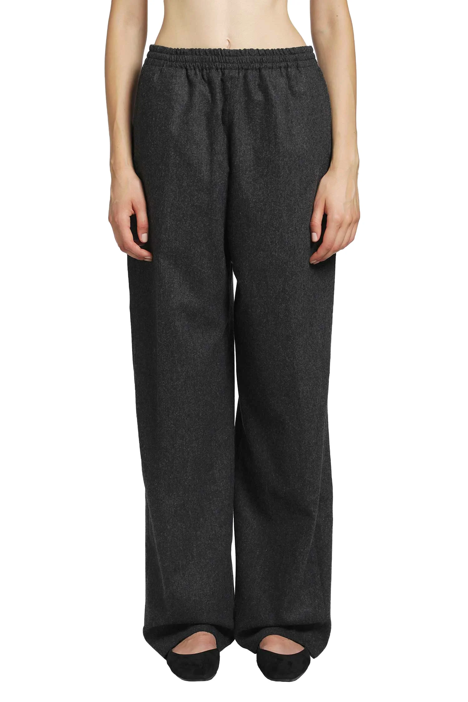 Wool Flannel Trousers - 1