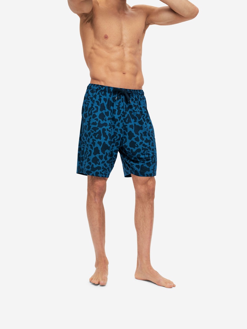 Men's Lounge Shorts London 7 Micro Modal Stretch Navy - 2