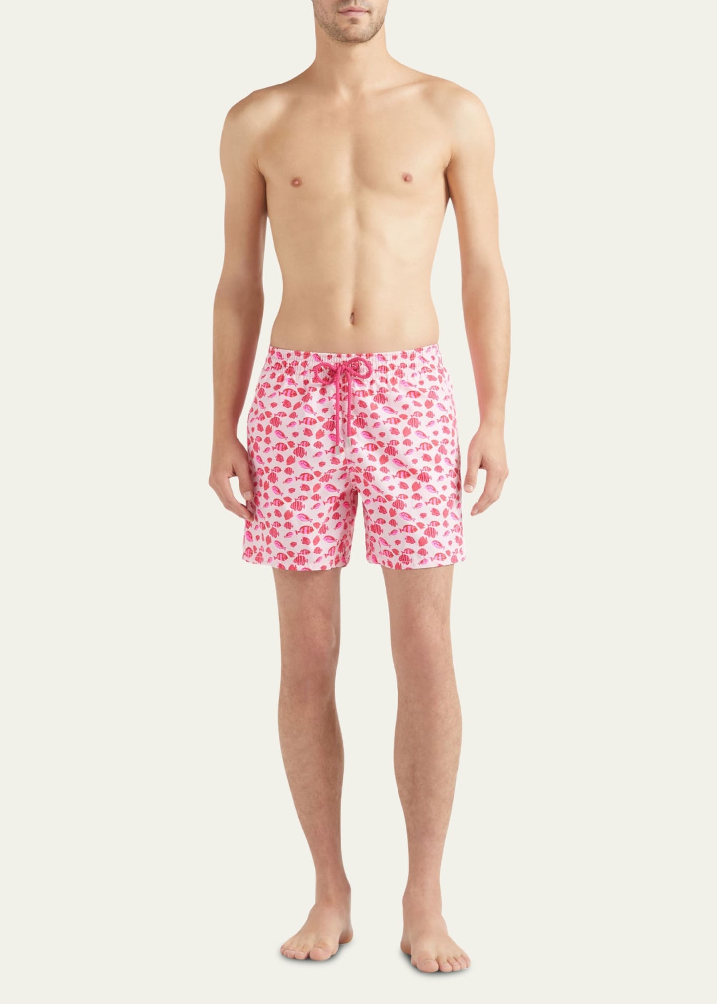 Men's Fish-Print Swim Shorts - 2