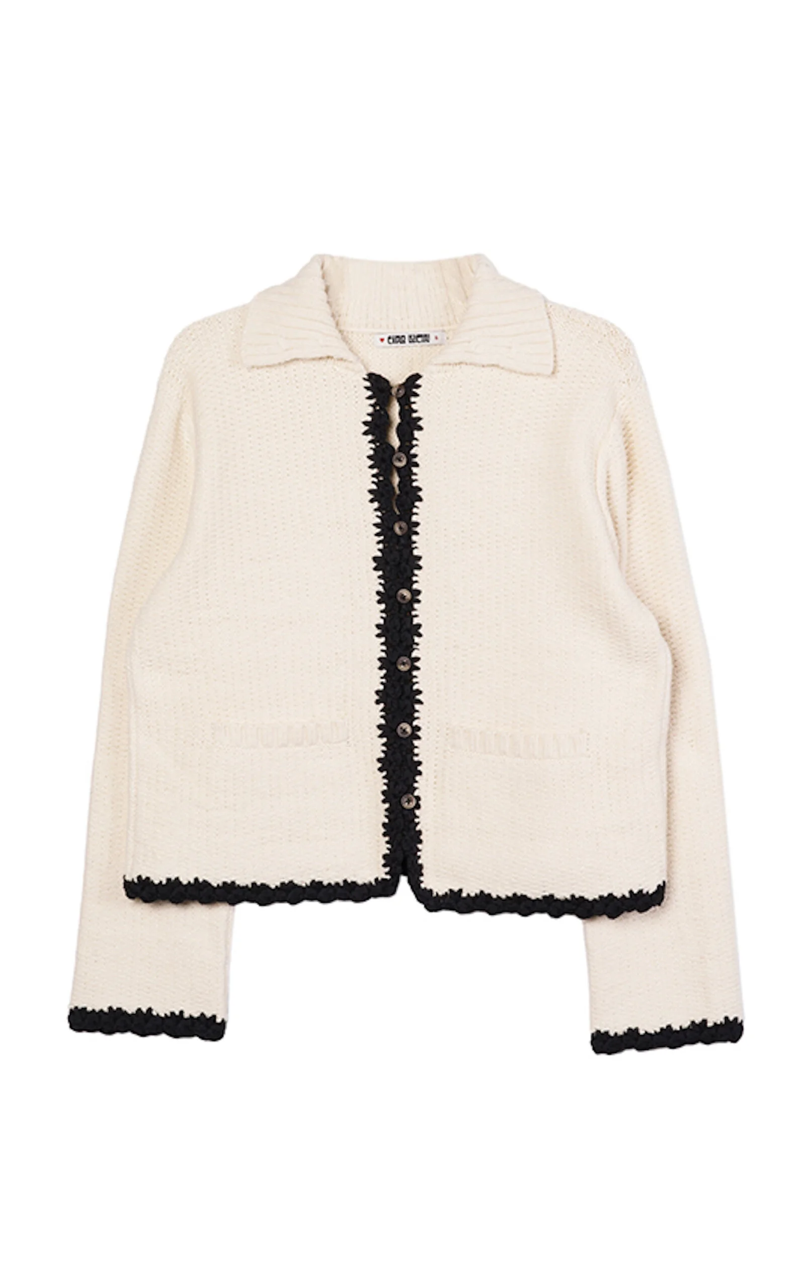 Reyla Knitted Jacket ivory - 1