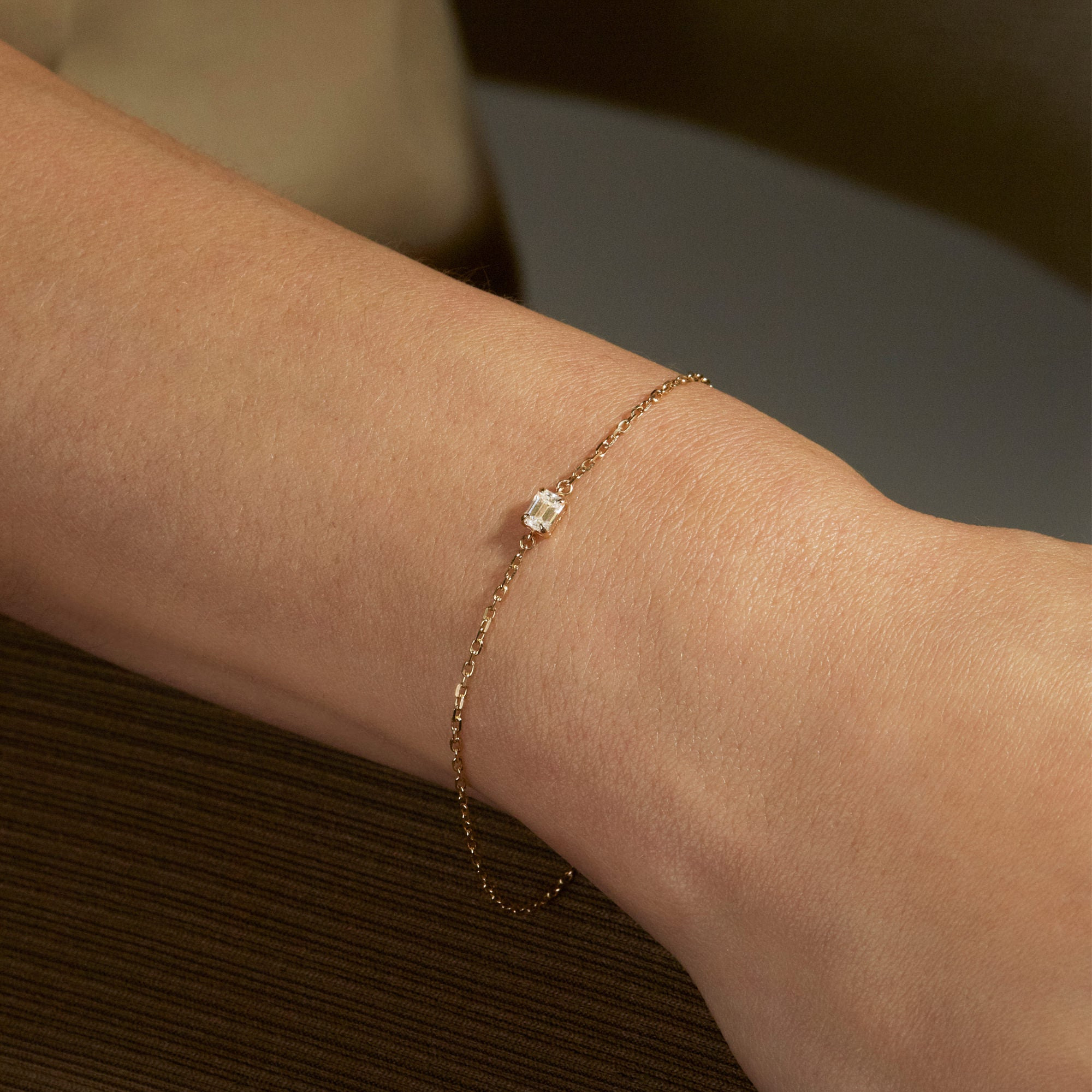 LAB-Created Diamond Mirror Bracelet - 2