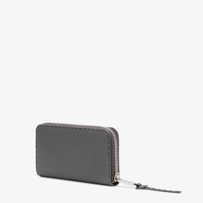 FENDI Wallet in gray leather outlook