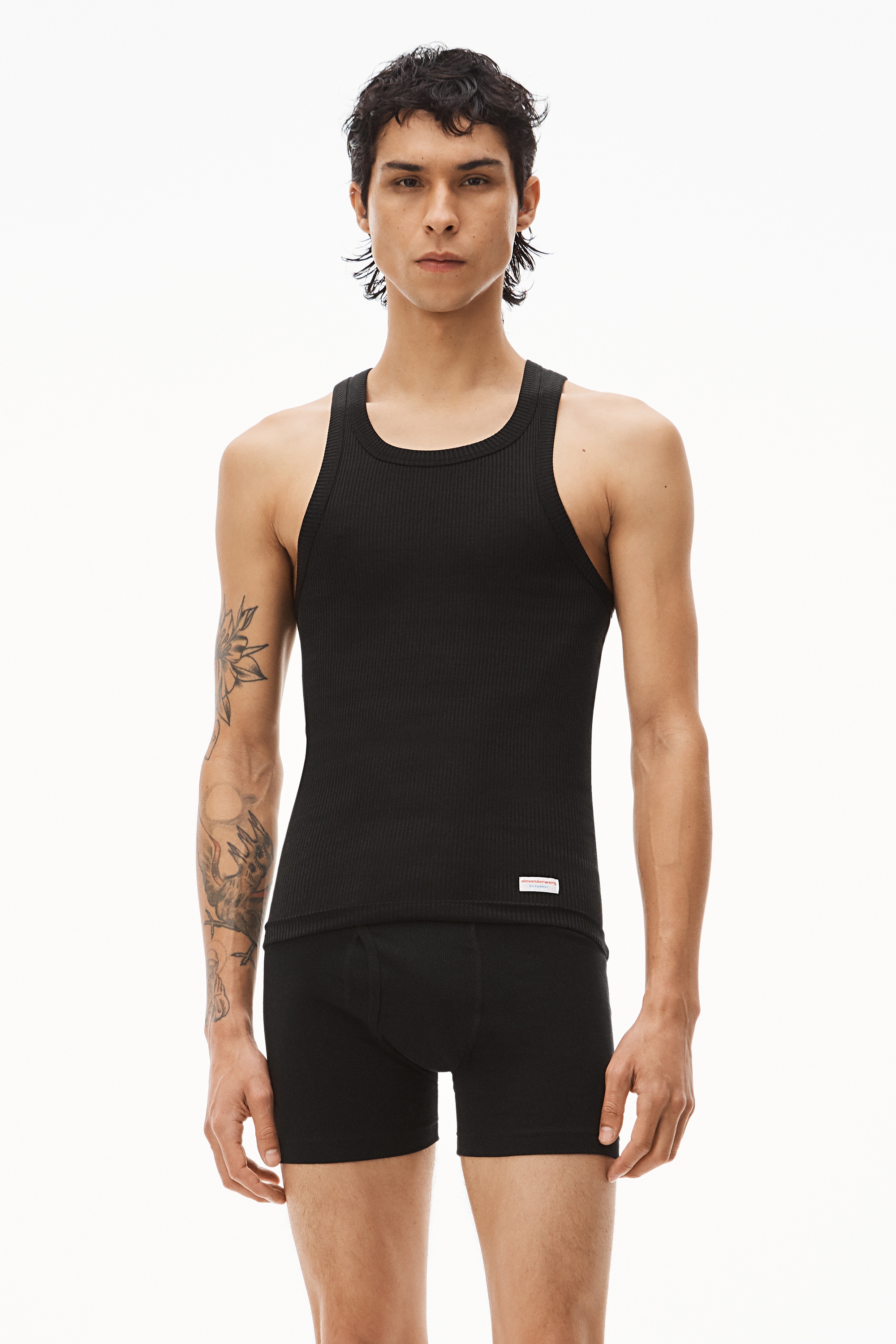 TANK IN RIBBED COTTON - 2