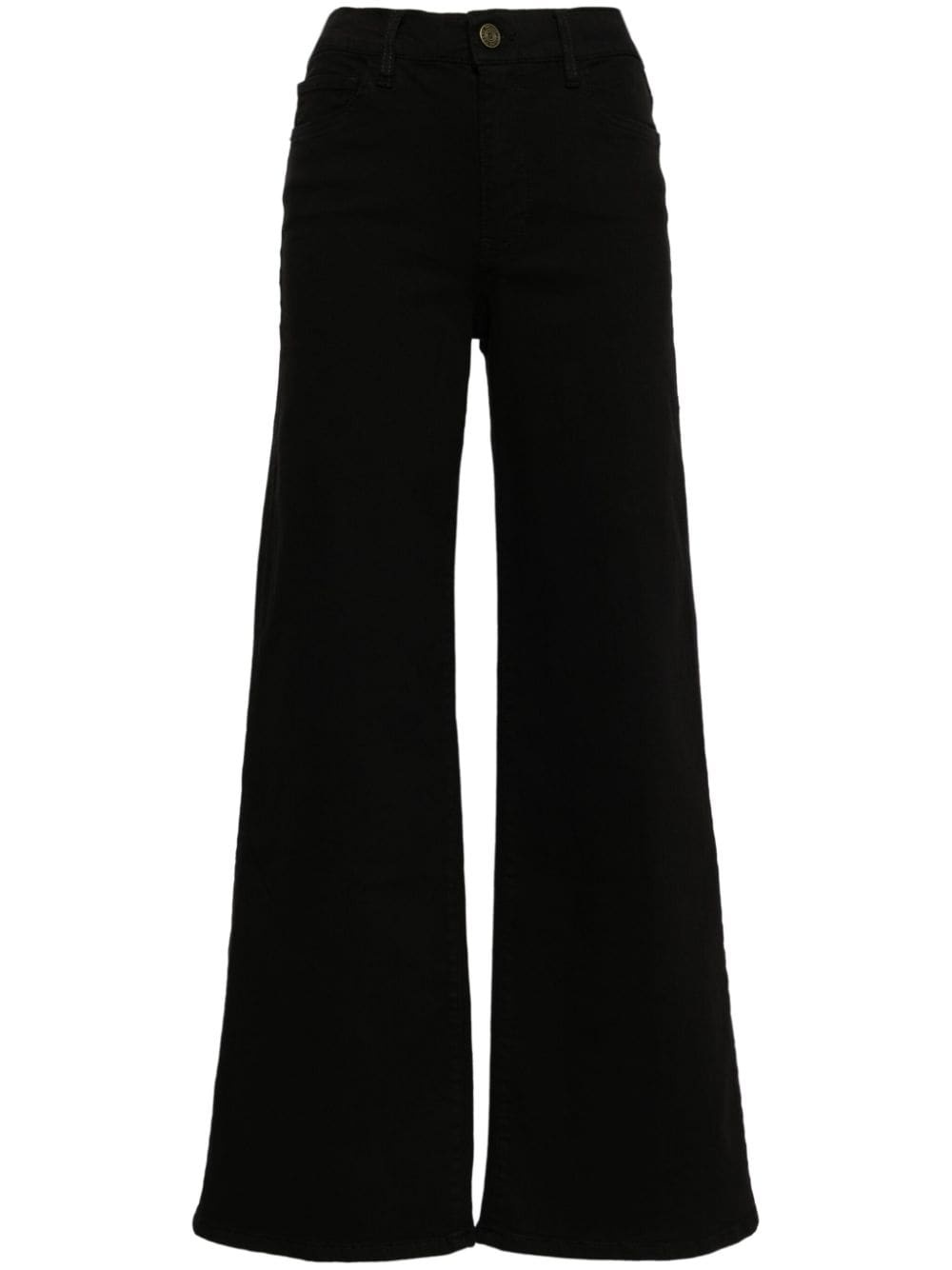 high-rise wide-leg jeans - 1