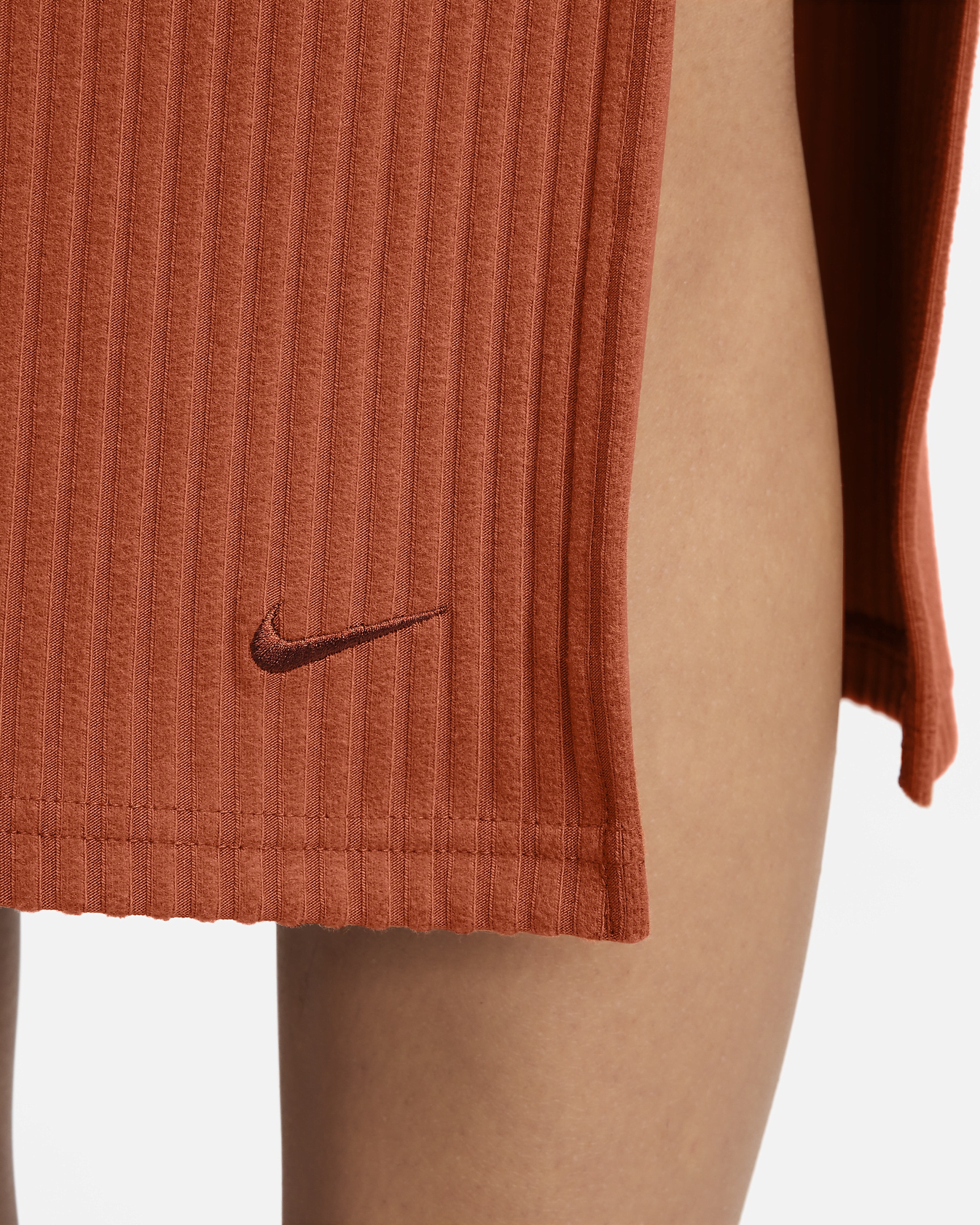 Women's Nike Sportswear Chill Knit Slim Ribbed Midi Skirt - 3