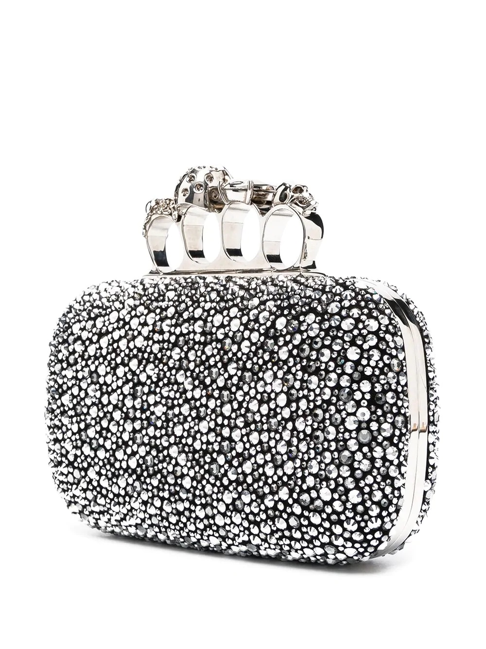 four-ring embellished clutch - 3