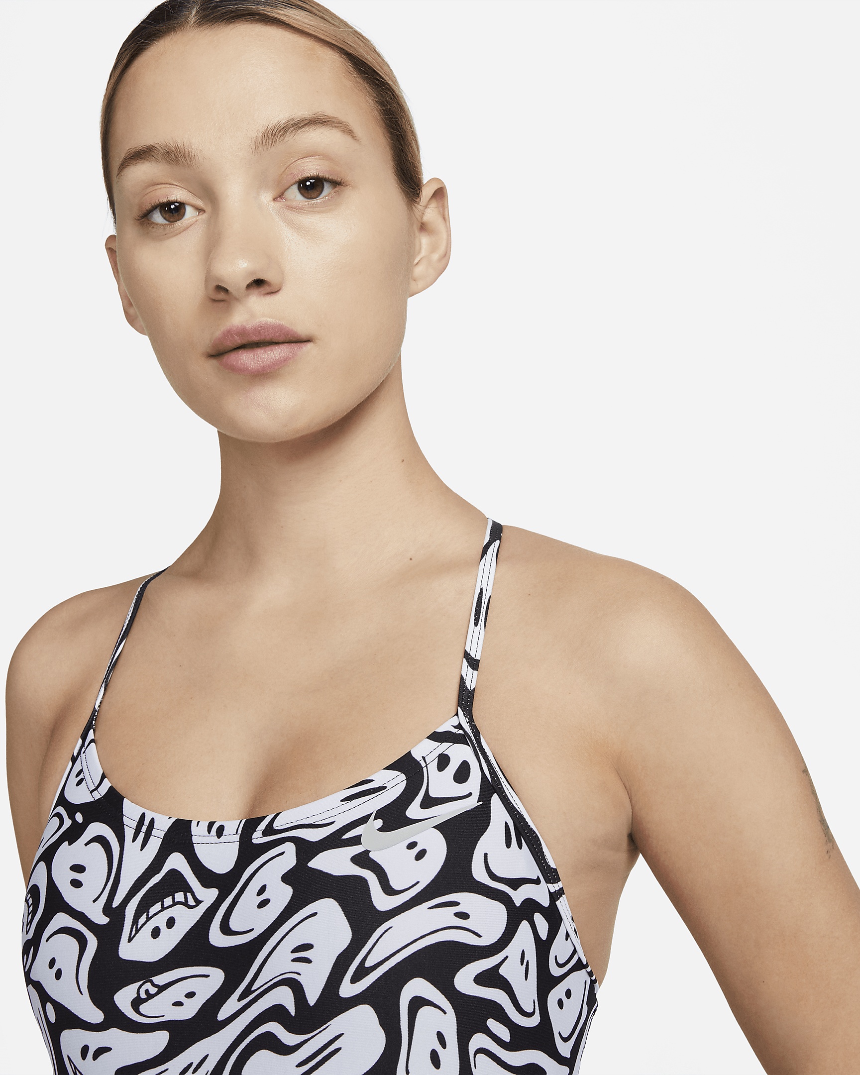 Nike Women's Swim HydraStrong Lace-Up Tie-Back One-Piece Swimsuit - 3