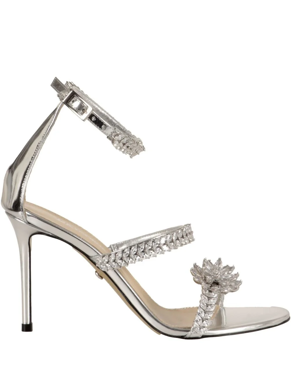100mm crystal-embellished sandals - 1