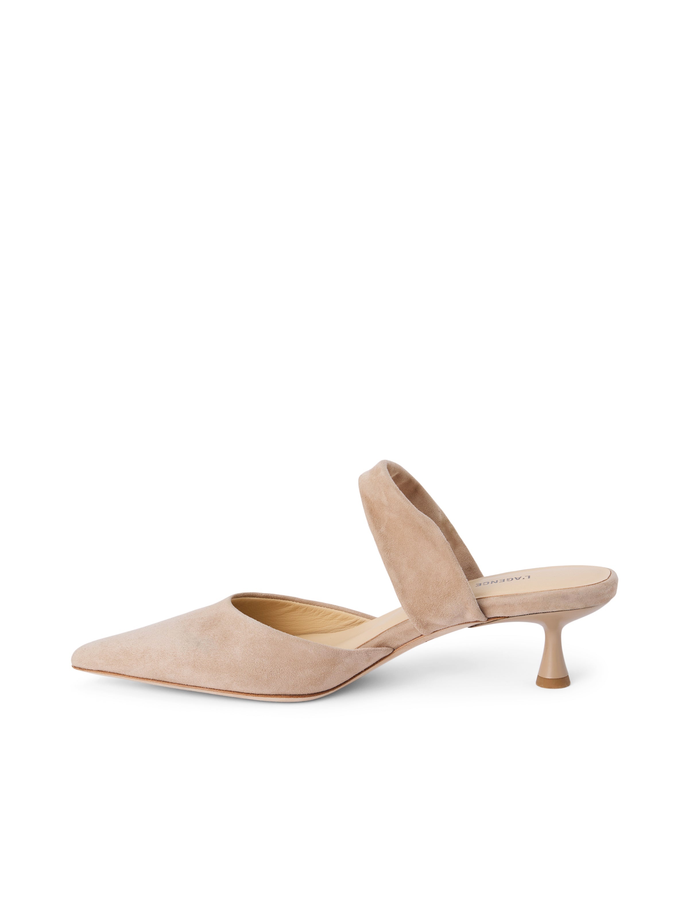 Chloe Heeled Suede Mule - 3