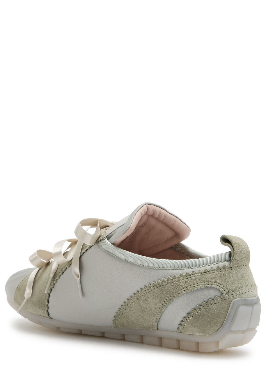 Simone Rocha Ballerina Grip Panelled Satin Sneakers - 2