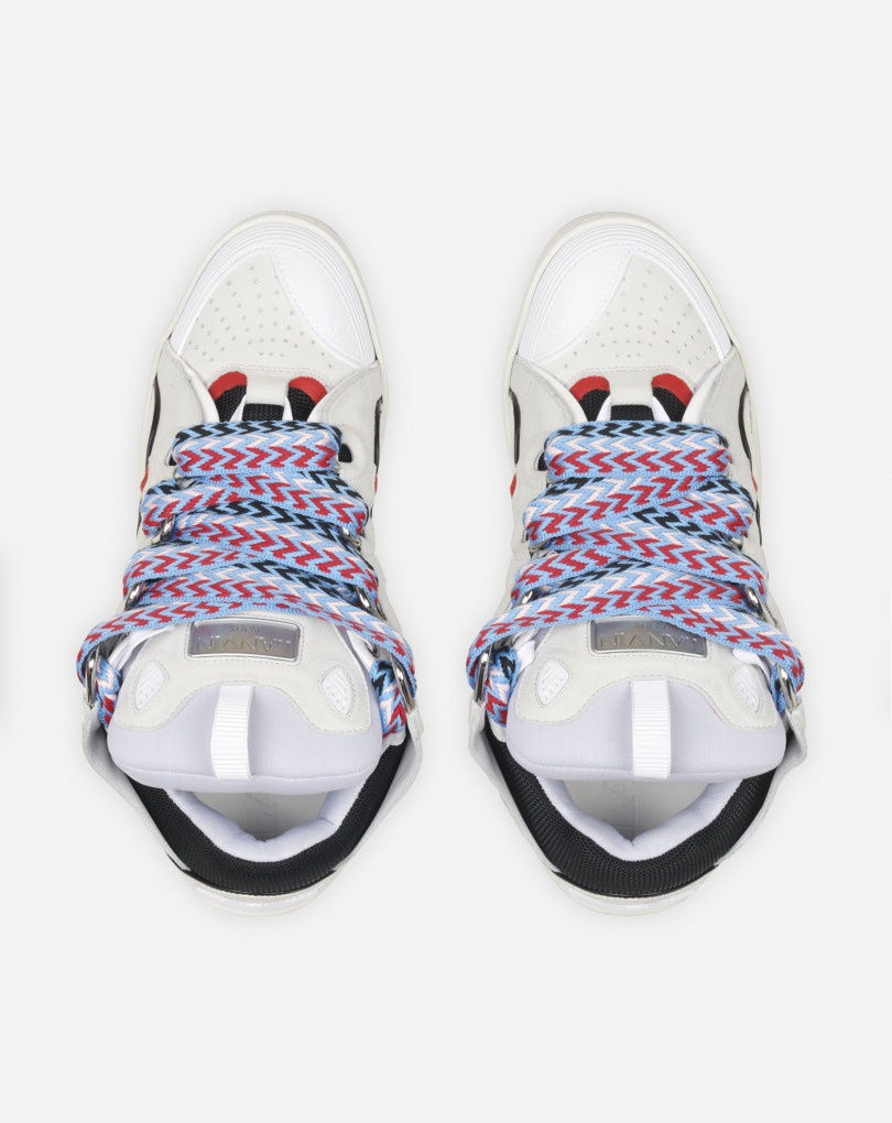 LEATHER CURB SNEAKER - 3