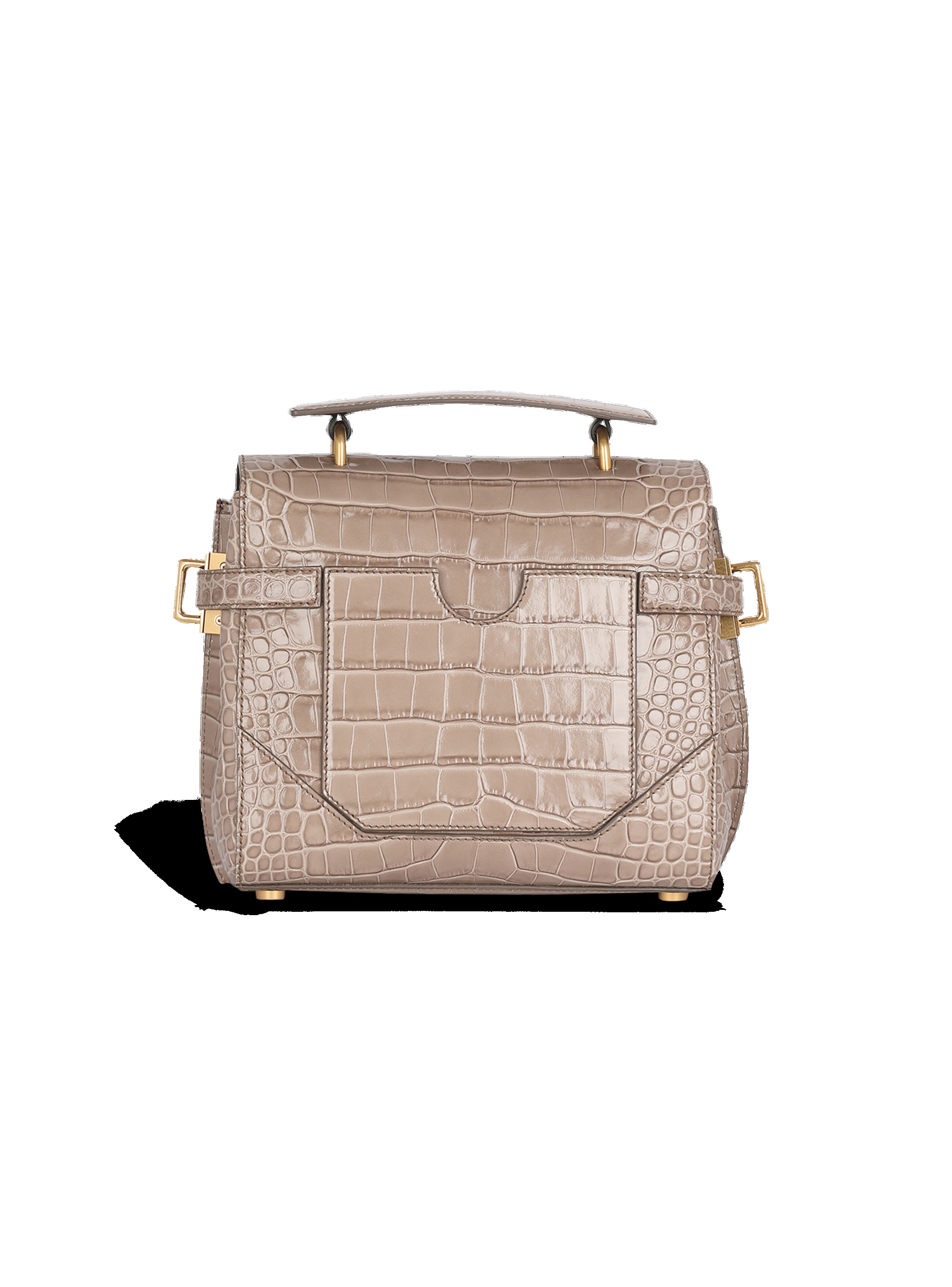 Crocodile-embossed leather B-Buzz 23 bag - 4