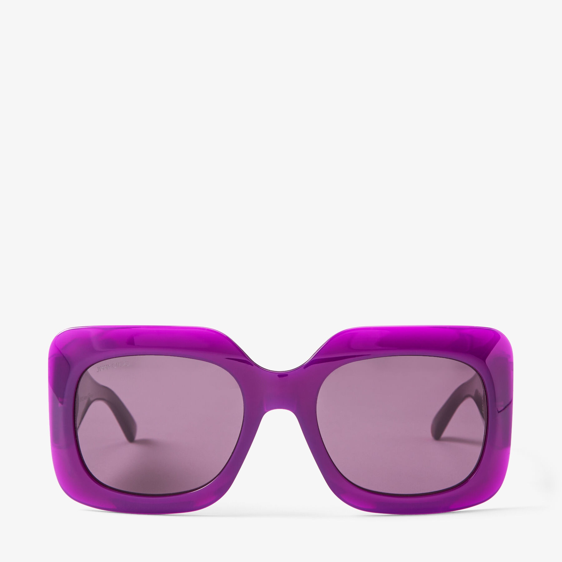 Gaya
Violet Square Frame Sunglasses with JC Emblem - 1