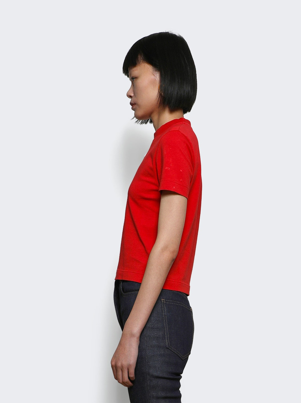 The Gros Grain Logo T-shirt Red - 3