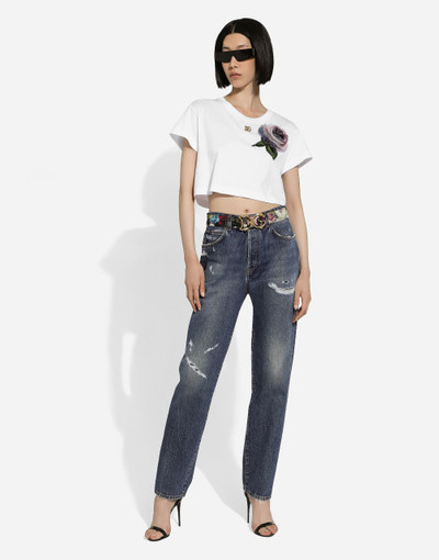 Dolce & Gabbana Denim jeans with rips outlook