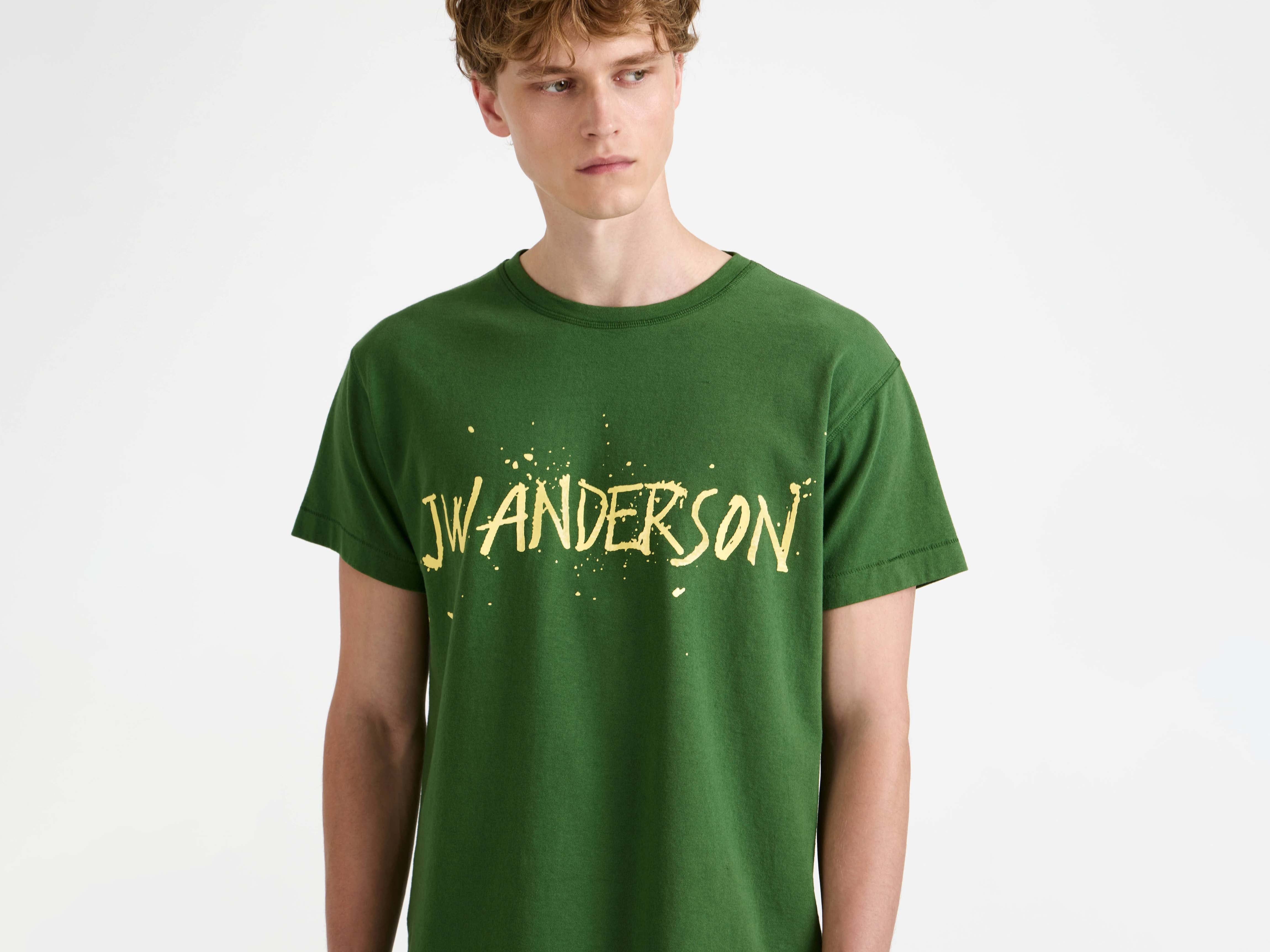CIRCULAR T-SHIRT IN GREEN - 5