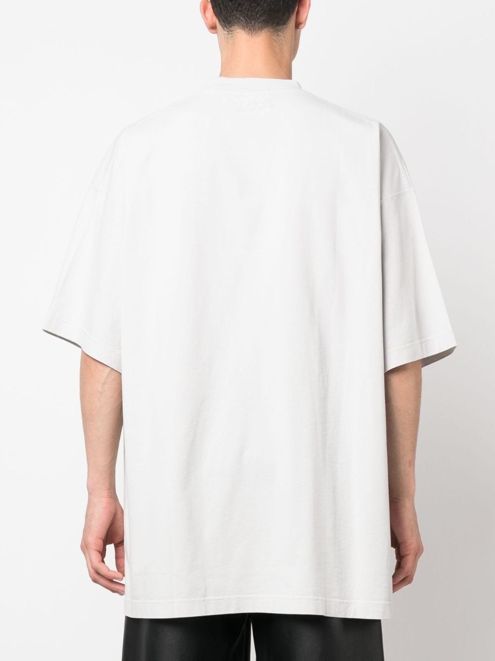 VETEMENTS logo-print cotton shirt - White