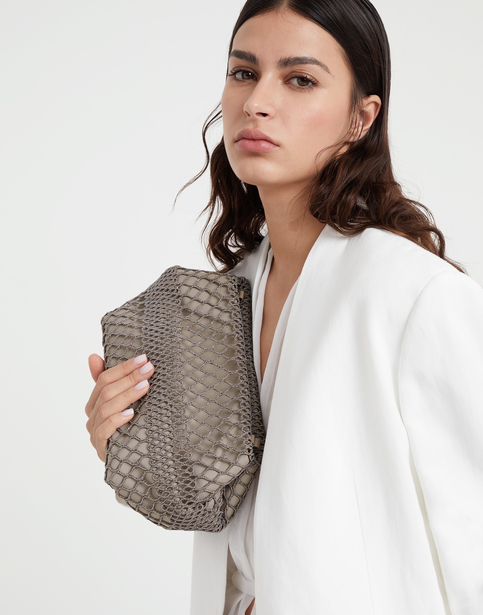 Precious net embroidery bag - 4