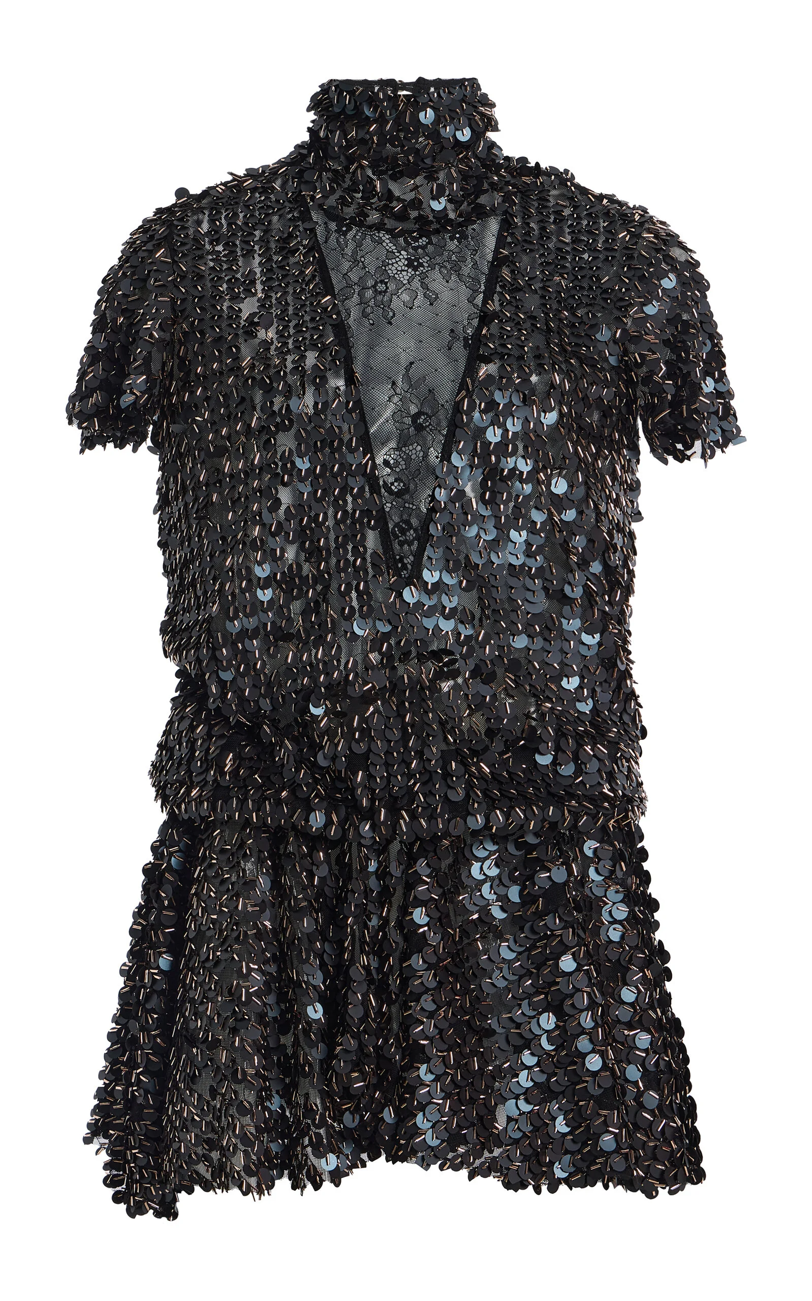 Fryn Sequined Mini Dress - 1