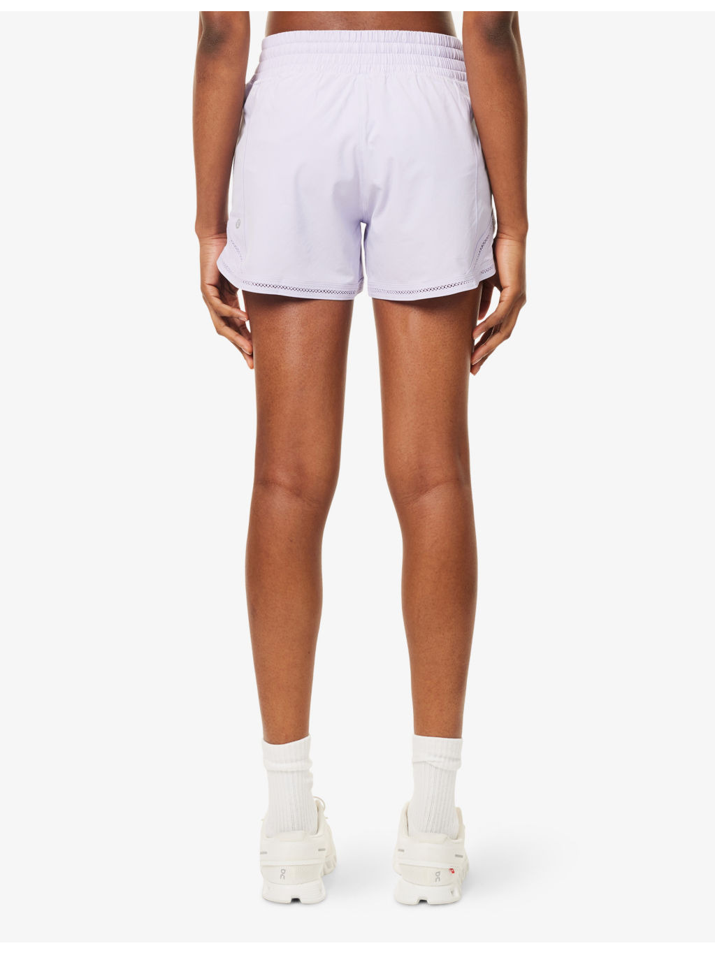 Hotty Hot 4in Lace-Trim Stretch-Woven Shorts - 4