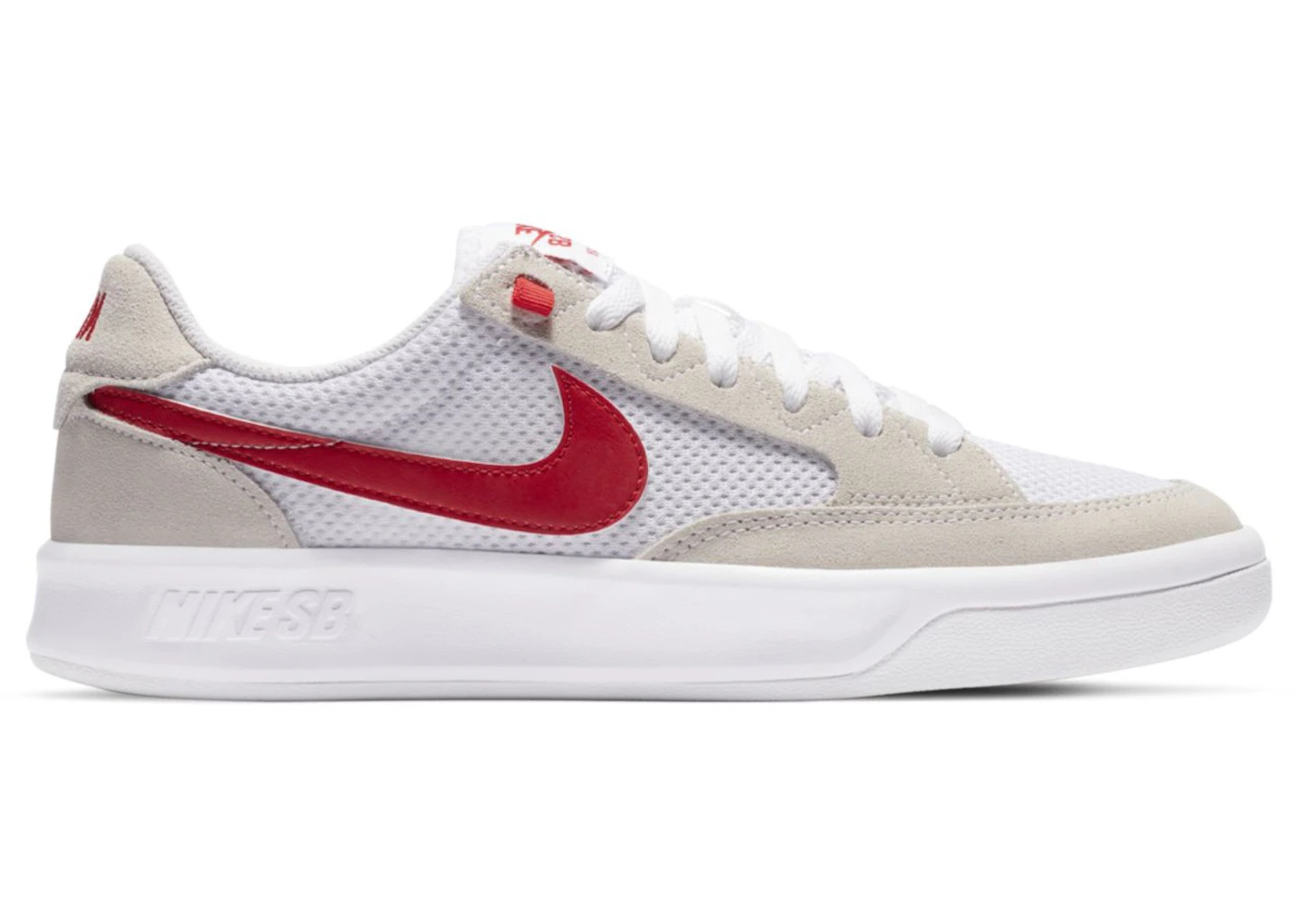 Nike SB Adversary White University Red - 1