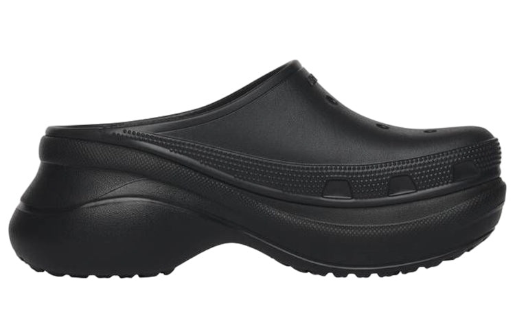 (WMNS) Balenciaga Crocs Mule in 'Black' 720762W1S8E1000 - 2