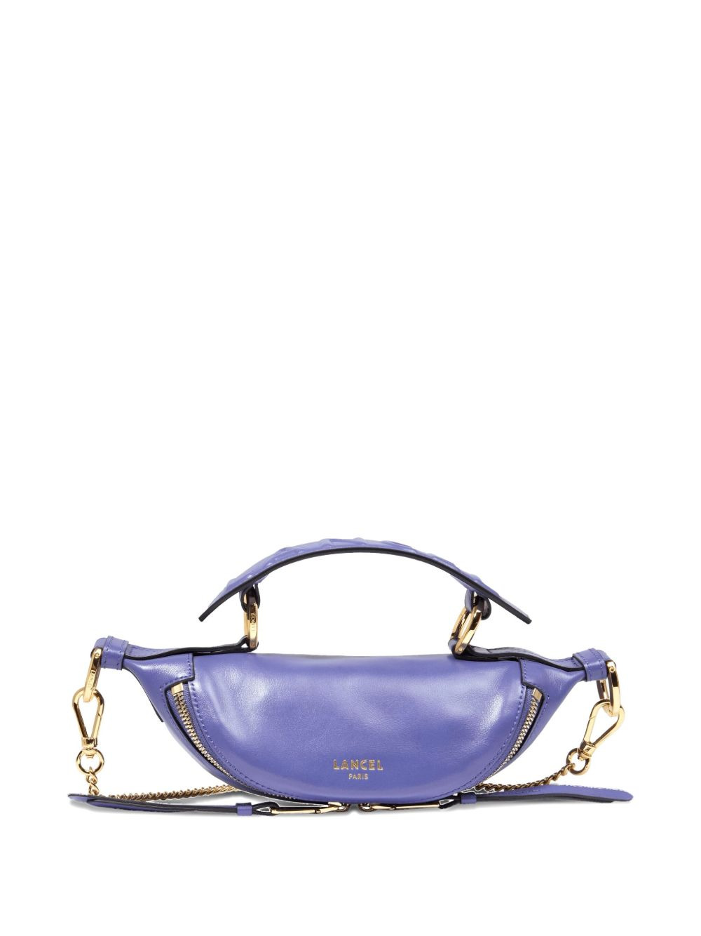 mini Origami curved leather crossbody bag - 2