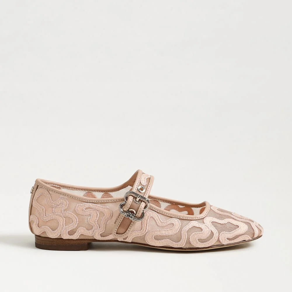Michaela Mesh Mary Jane Flat - 1