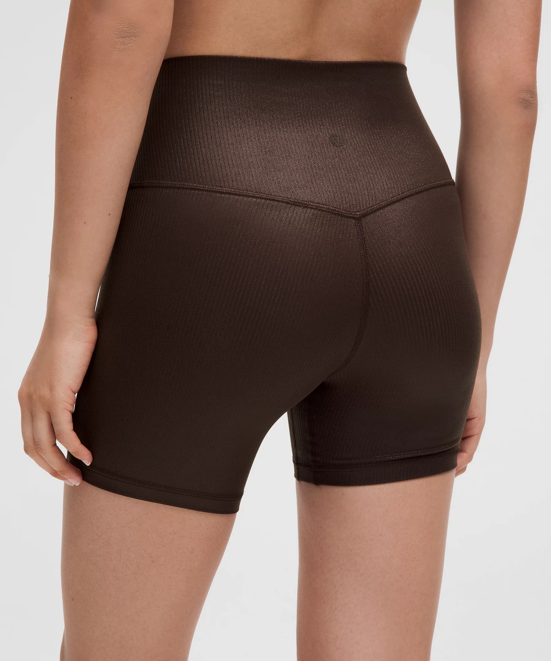 lululemon Align™ High-Rise Ribbed Short 6" *Shine - 5