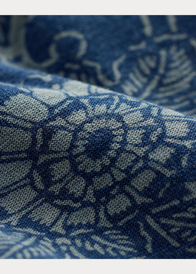 Indigo Print Jersey Short 6