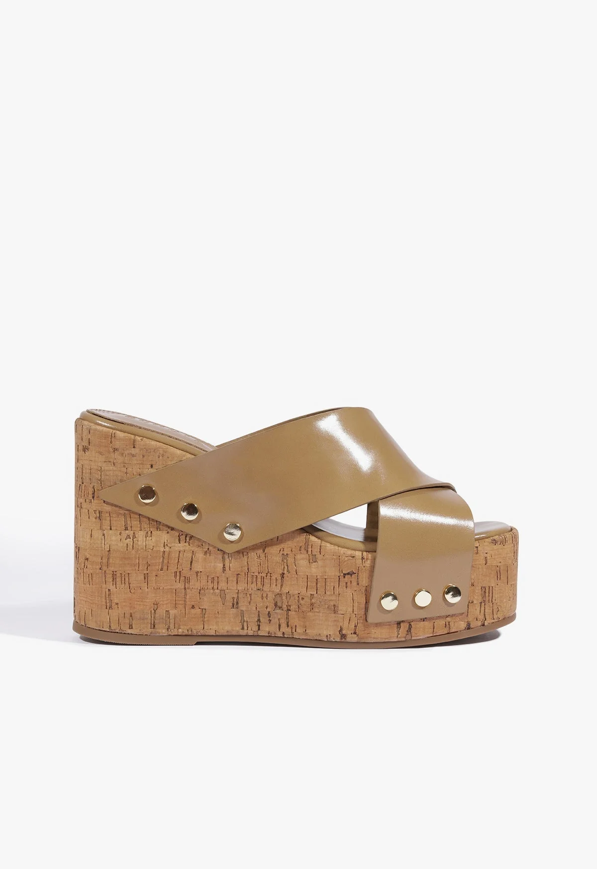 Serena Leather Wedge Sandal - 1