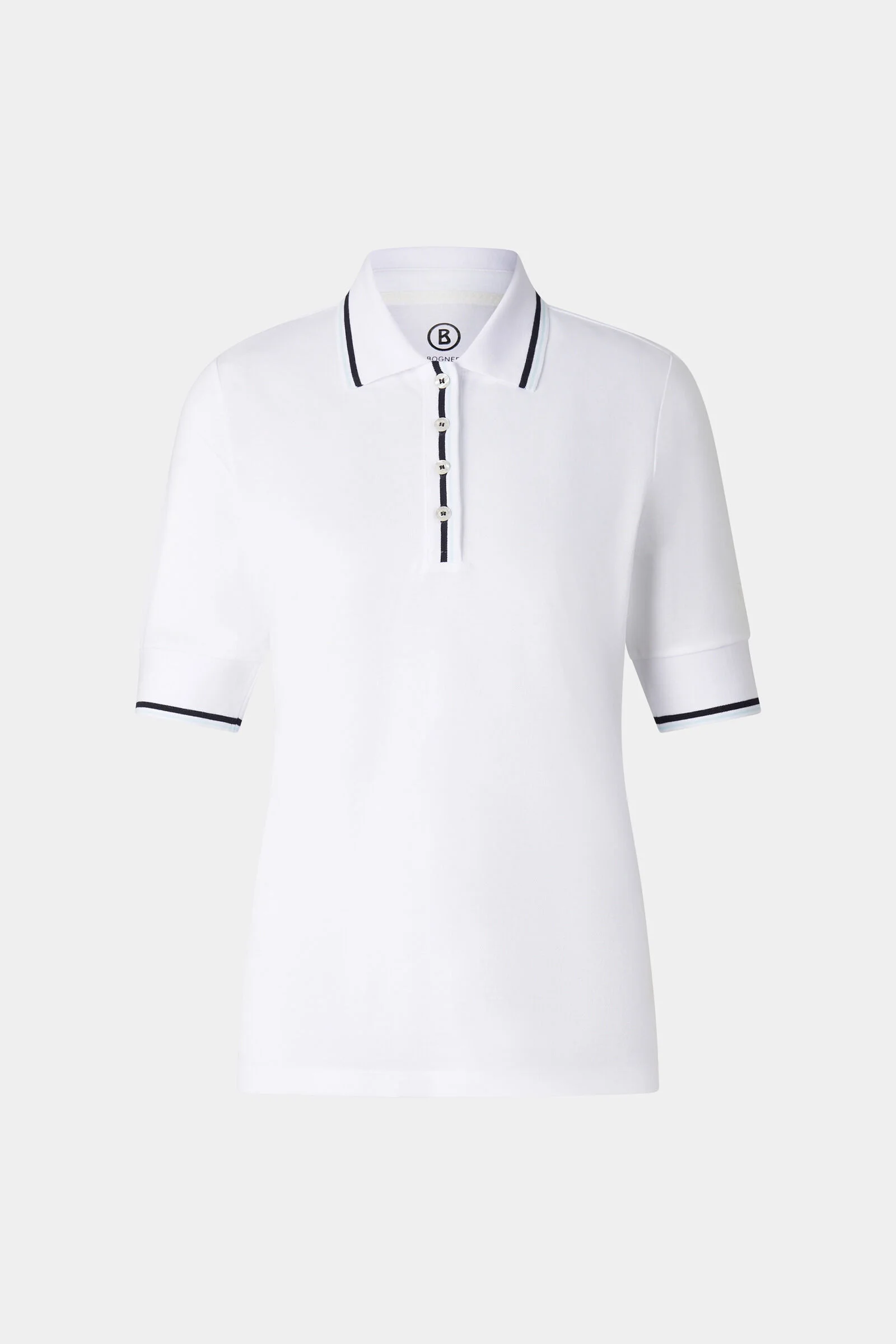 Funktons polo shirt Elenor in White - 1