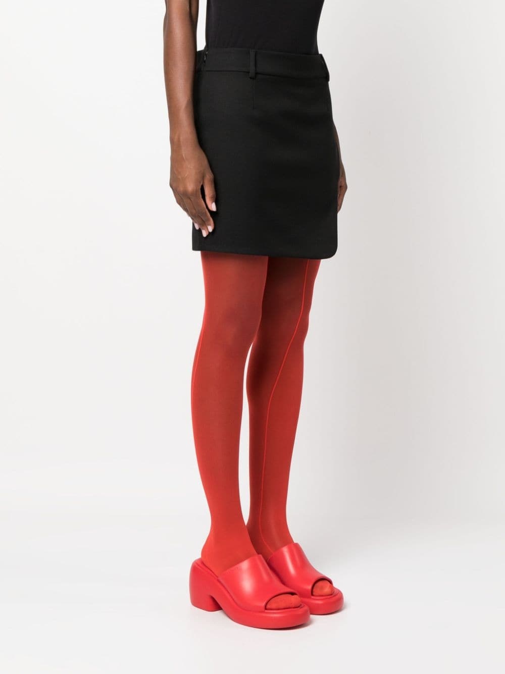 Tech Drill tailored miniskirt - 3
