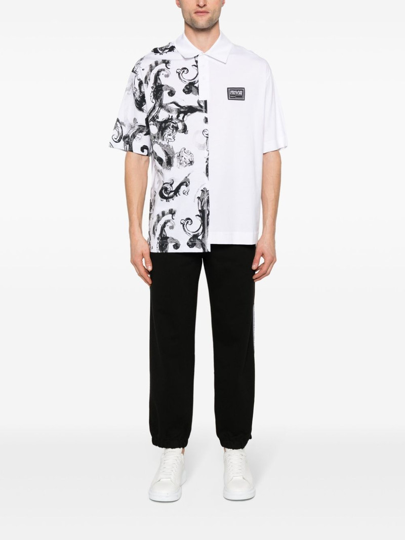 VERSACE JEANS COUTURE logo-stripe track pants outlook