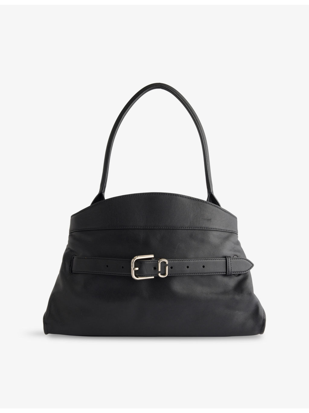 Debossed-Logo Dakota Leather Satchel Bag - 1