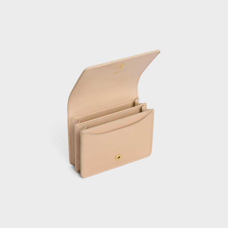 TRIOMPHE BUSINESS CARD HOLDER in SHINY CALFSKIN 4