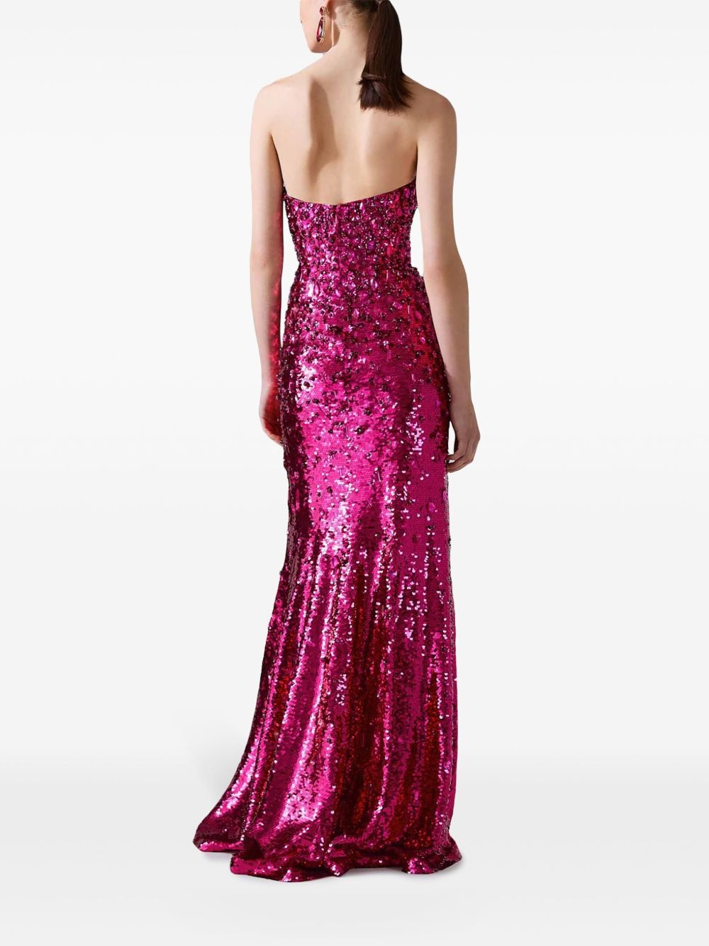 sequin-embellished maxi dress - 3