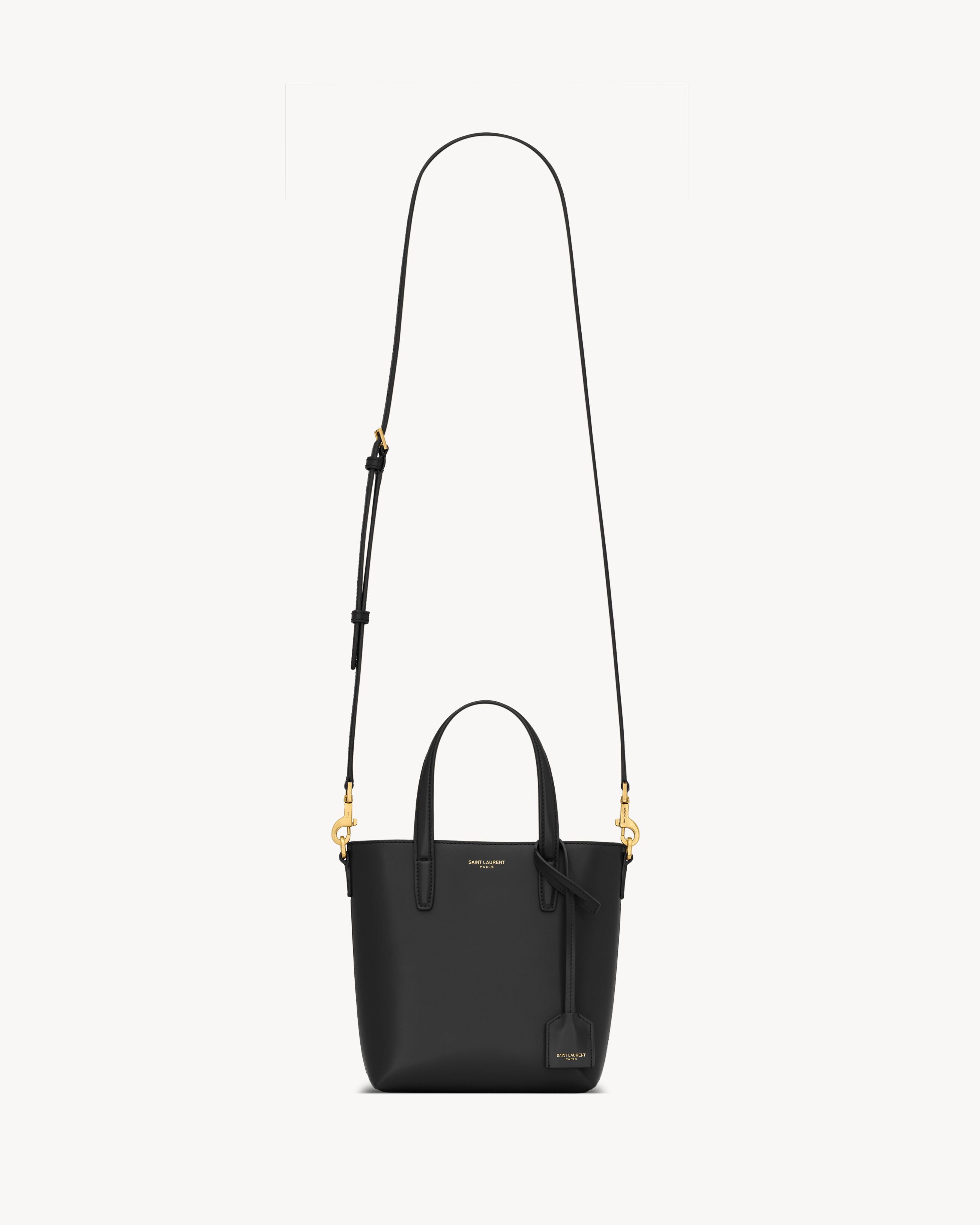 MINI TOY SHOPPING SAINT LAURENT IN BOX LEATHER - 2