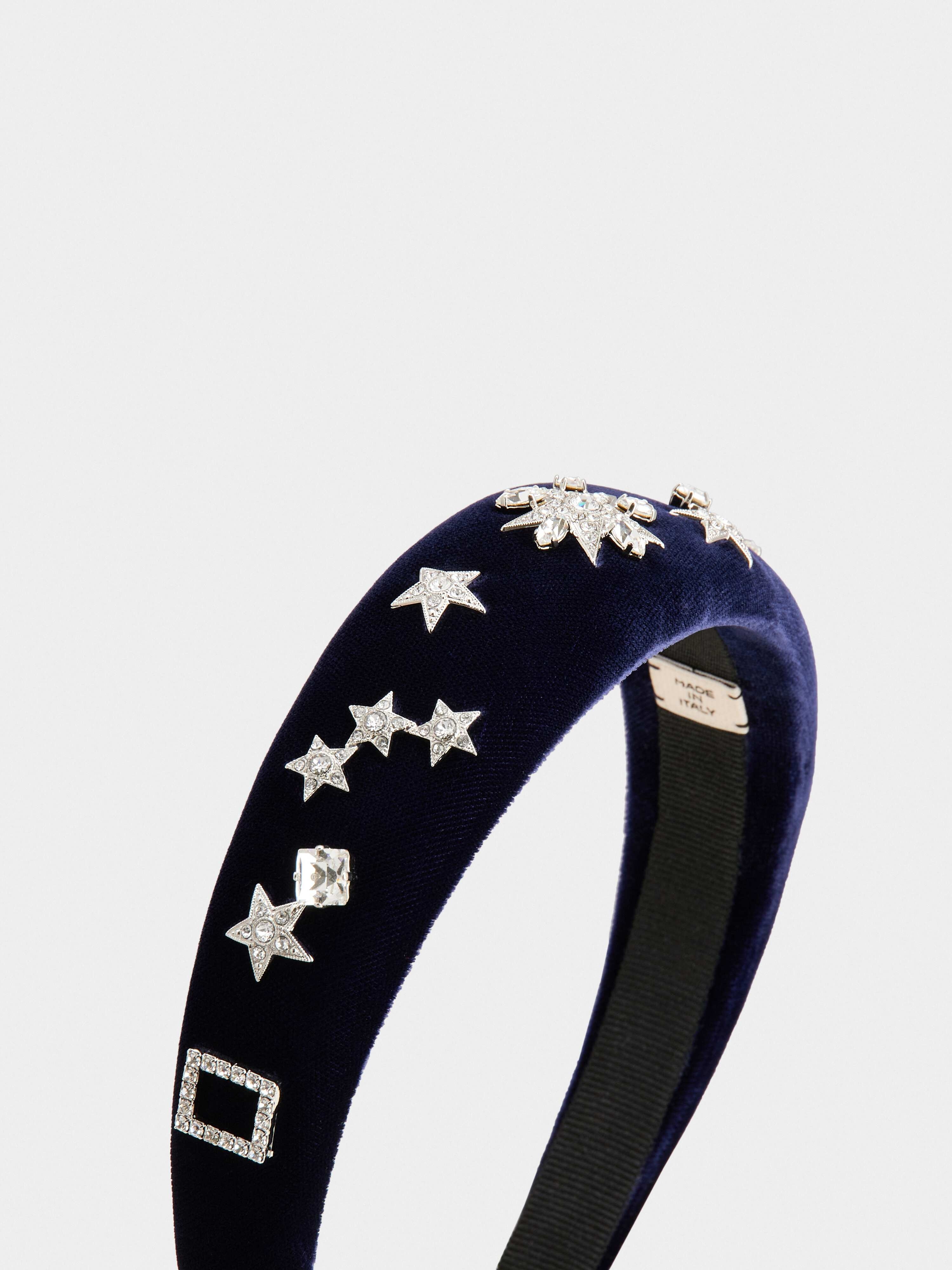 Constellation Hair Band in Velvet - 3