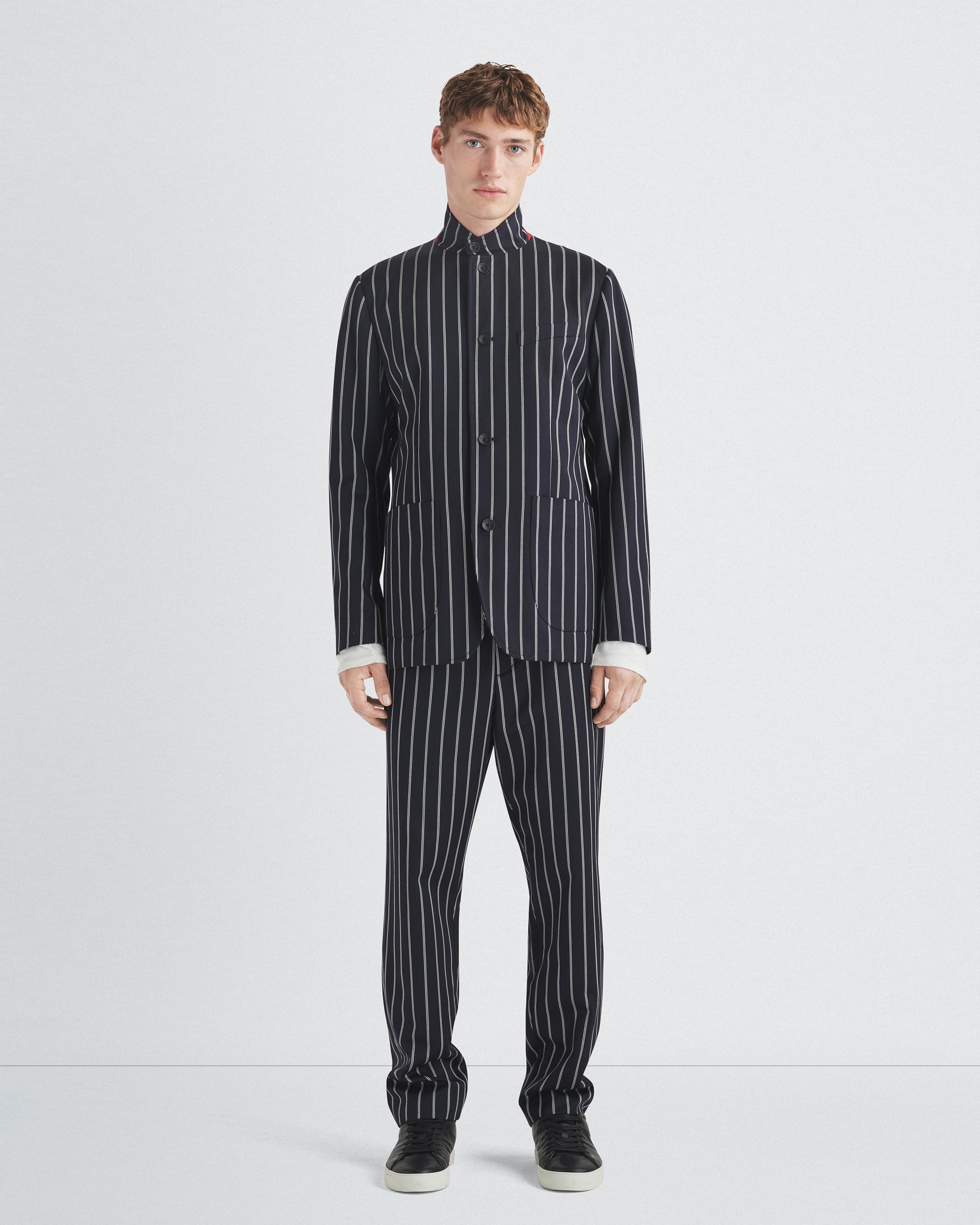 Parker Striped Cotton Wool Blazer
Relaxed Fit - 3