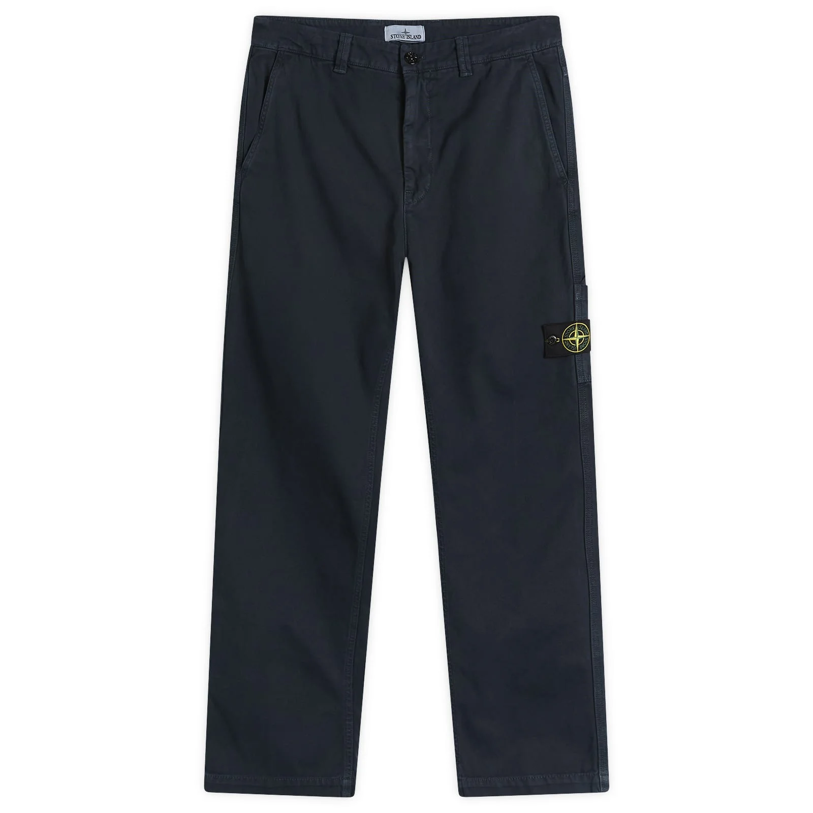 Stone Island Panama Cotton Old Effect Work Pants - 1