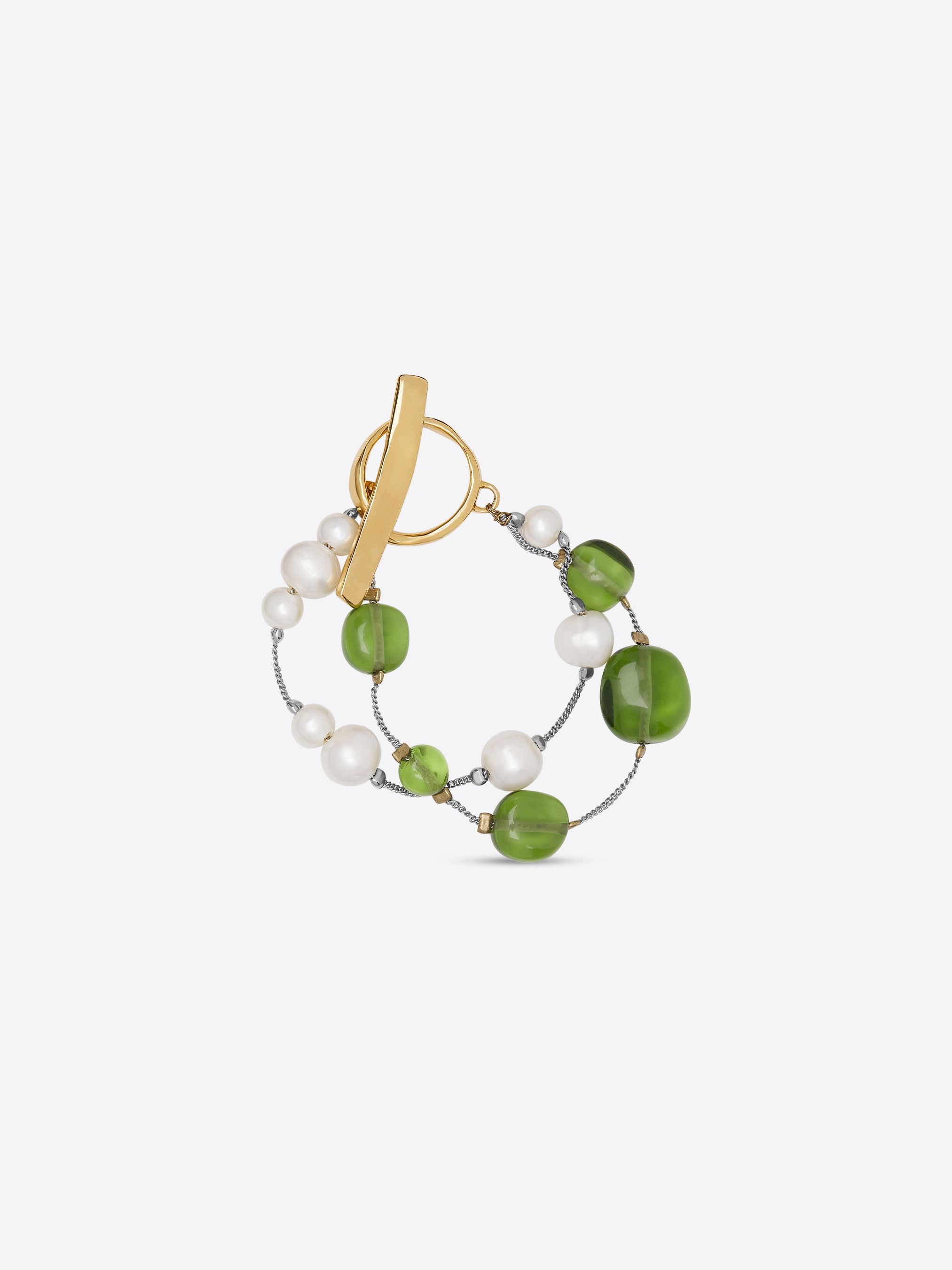PEARL AND GLASS BRACELET - 1