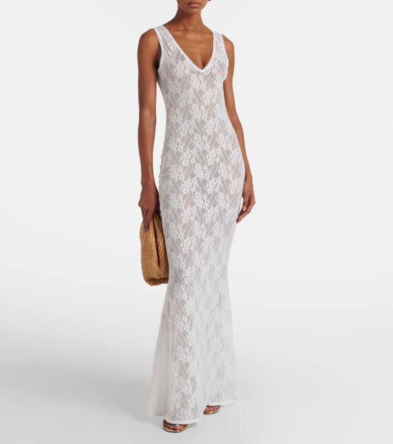 BANANHOT Adel sheer lace maxi dress outlook