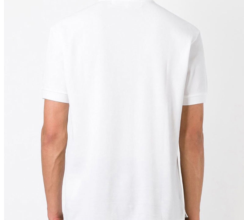 COMME des GARCONS PLAY Polo Red Emblem 'White' AZ-T006-051-5 - 3