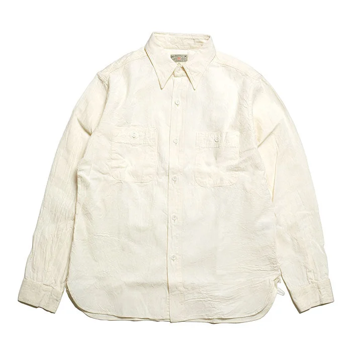 Buzz Rickson’s - White Chambray Work Shirt - BR25996 - 1